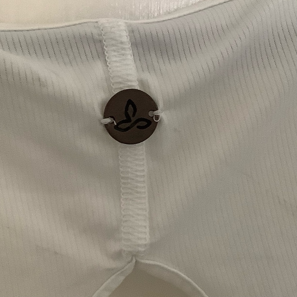 NWOT New Prana All Tied Up Tank, Color White - Picture 7 of 11